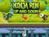 Jeu mobile Ninja run up and down
