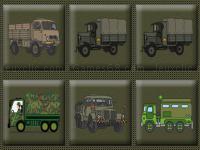 Jeu mobile Army trucks memory