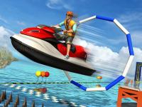 Jeu mobile Super jet ski race stunt : water boat racing 2020