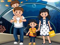 Jeu mobile Day in aquarium hidden stars
