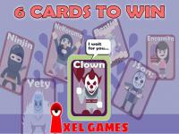Jeu mobile 6 cards to win