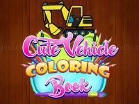 Jeu mobile Cute vehicle coloring book