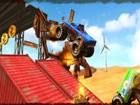 Jeu mobile Monster truck impossible track plane simulator