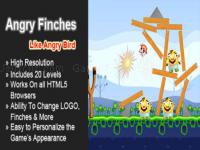 Jeu mobile Angry finches funny html5 game