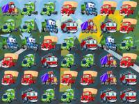 Jeu mobile Cartoon trucks match 3