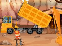 Jeu mobile Dump trucks hidden objects