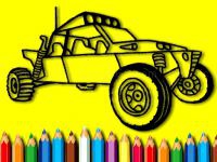 Jeu mobile Bts rally car coloring book