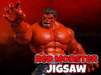 Jeu mobile Red monster jigsaw