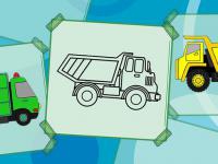 Jeu mobile Truck coloring book