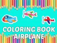 Jeu mobile Coloring book airplane kids education