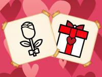 Jeu mobile Valentine present coloring