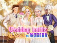 Jeu mobile Wedding battle classic vs modern