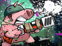 Jeu mobile Piggy soldier super adventure