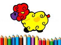 Jeu mobile Baby sheep coloring game
