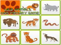 Jeu mobile Kids memory wild animals