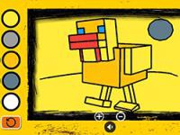 Easy kids coloring minecraft