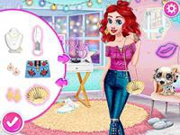 Princesses neon dresses