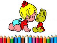 Jeu mobile Bts baby girl coloring