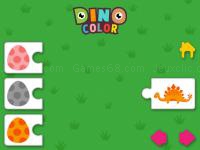 Jeu mobile Dino color