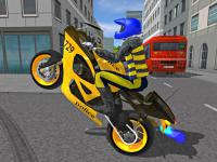Jeu mobile Police motorbike race simulator 3d