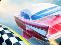 Futuristic racing 3d