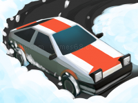 Jeu mobile Snow drift.io