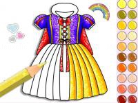 Jeu mobile Princess glitter coloring