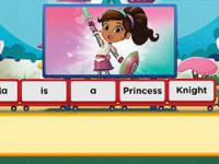 Jeu mobile Nella the princess knight: word train