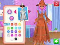Jeu mobile Princesses witchy dress design