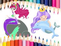 Jeu mobile Mermaid coloring book