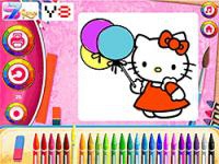 Kitty cat coloring book