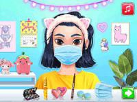 Kawaii skin routine mask makeover