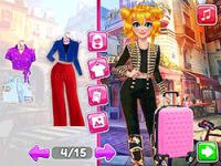 Jeu mobile Around the world: blonde princess fashionista