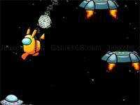 Jeu mobile Among us space run