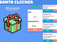Jeu mobile Santa clicker