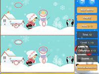 Jeu mobile Christmas spot differences