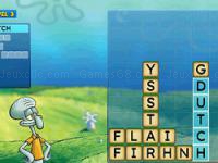 Jeu mobile Spongebob word blocks