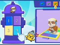 Jeu mobile Paw patrol: snow day math moves