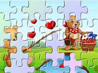 Valentine day jigsaw