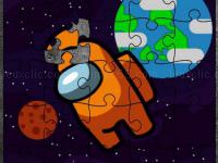 Jeu mobile Among space jigsaw