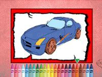 Muscle cars coloring