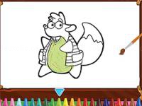 Jeu mobile Dora the explorer coloring