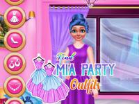 Jeu mobile Find mia party outfits