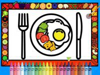 Jeu mobile Color and decorate dinner plate