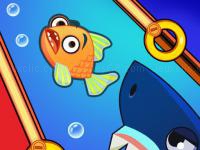 Jeu mobile Fish rescue! pin pull