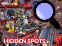 Jeu mobile Hidden spots in the room