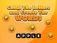 Jeu mobile Catch the letters and create the words