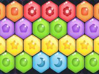 Jeu mobile Sweet candy hexa puzzle