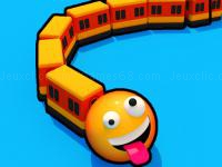 Jeu mobile Trains.io 3d