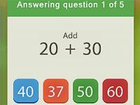 Jeu mobile Math round up